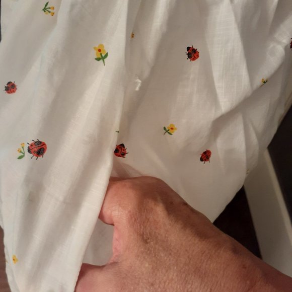 Dainty Lady Bug and Flower Sun Dress - Picture 4 of 7